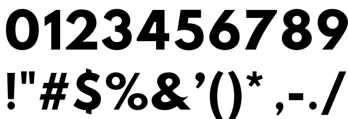 Sztylet Bold Font OTHER CHARS