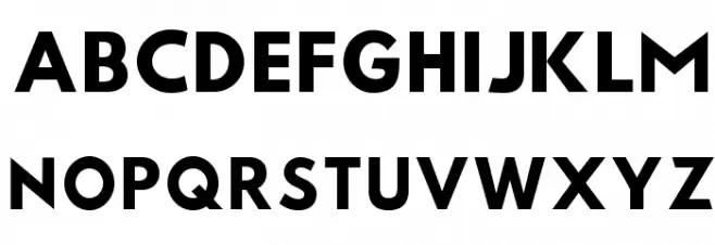 Sztylet Bold Schriftart Groß