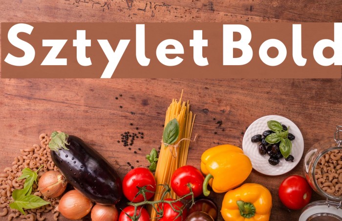 Sztylet Bold Font examples