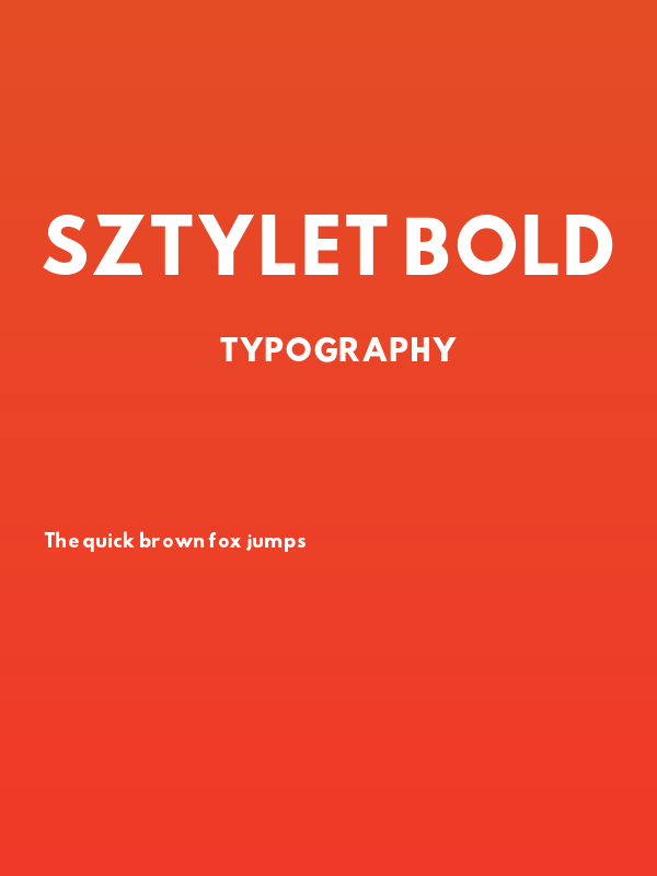 Sztylet Bold Poster