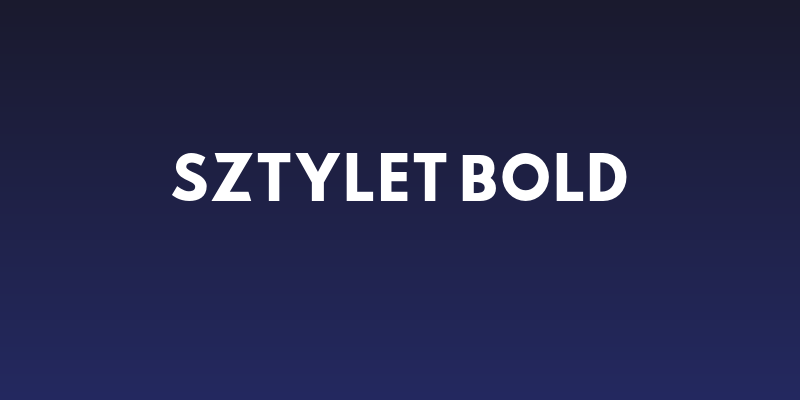 Sztylet Bold Social Header