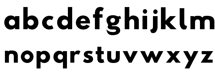 Sztylet Bold Font LOWERCASE