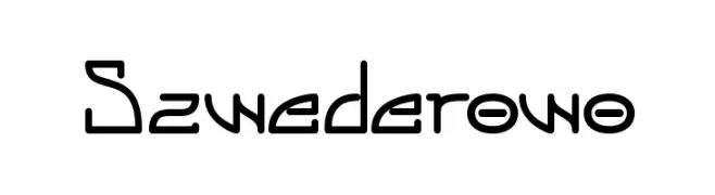 Szwederowo  Frei Schriftart Herunterladen
