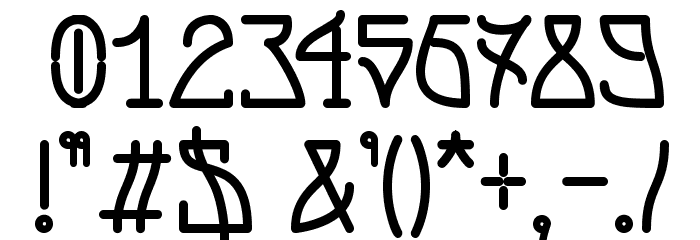 Szwederowo Font OTHER CHARS