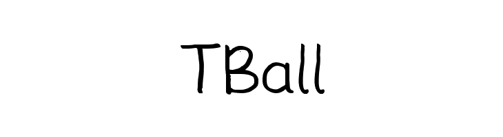 T Ball Font
