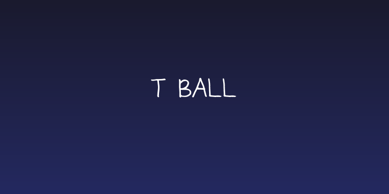 T Ball Social Header