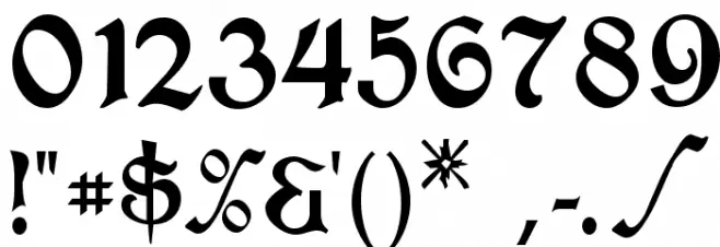 T4C Beaulieux 字体 其它煤焦