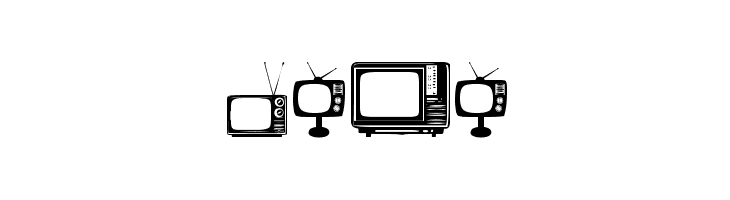 T.V. Schriftart