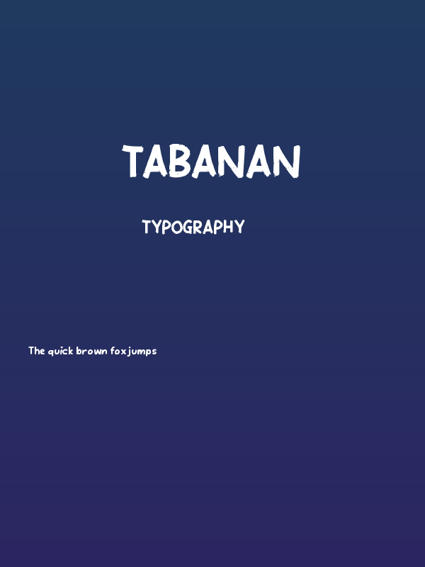 TABANAN Poster