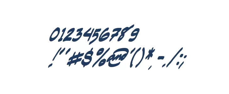 TAGACNI Шрифта ДРУГИЕ символов