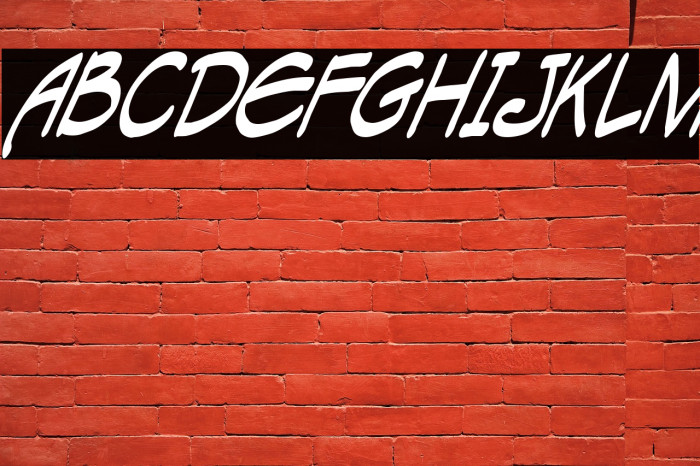 TAGACNI Шрифта examples