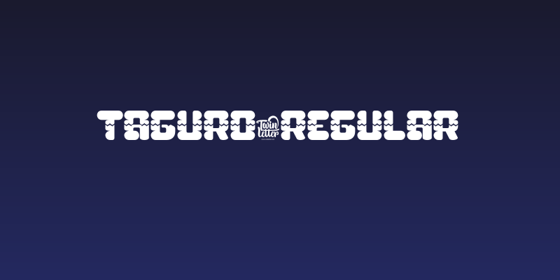 TAGURO-Regular Social Header
