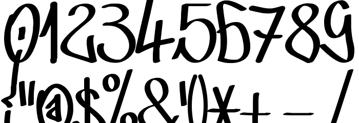 TAG_CRE Font OTHER CHARS