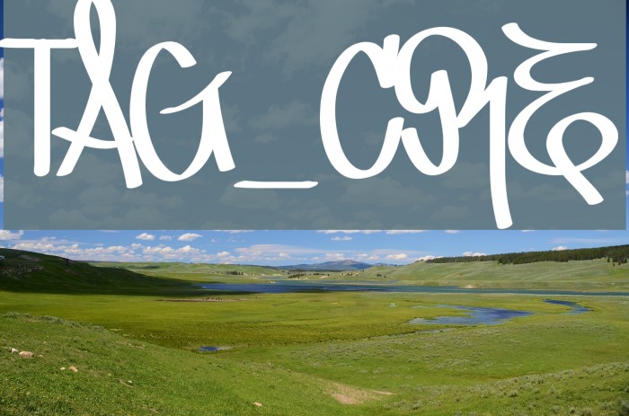TAG_CRE Font examples