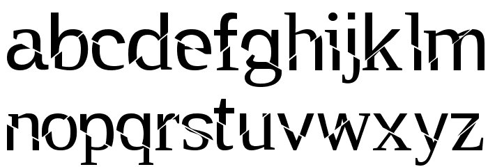 TAK Enchanted Font LOWERCASE