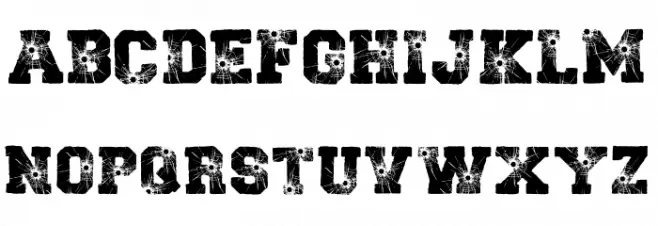 TAKE A SHOT PERSONAL USE Regular Font UPPERCASE