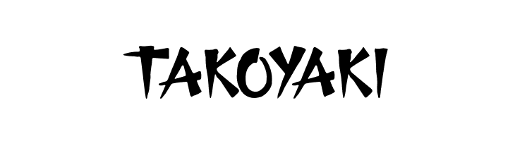 TAKOYAKI  les polices de caractères gratuit tlcharger