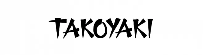 TAKOYAKI  フリーフォントのダウンロード