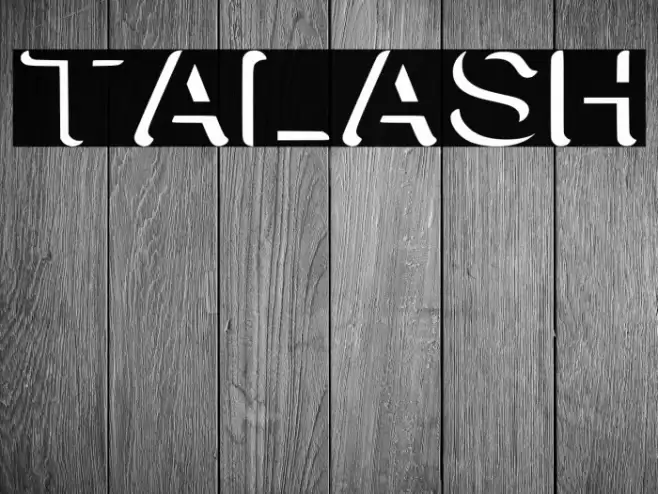 TALASH Font examples