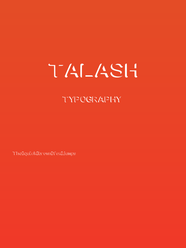 TALASH Poster