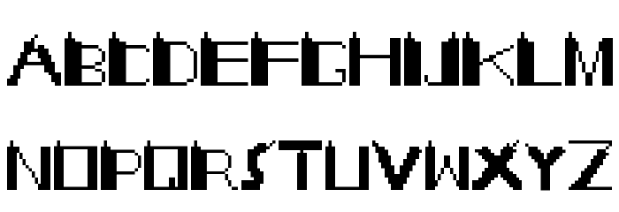 TALL TWIN Schriftart Kleinbuchstaben