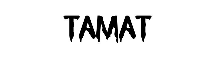 TAMAT  font caratteri gratis