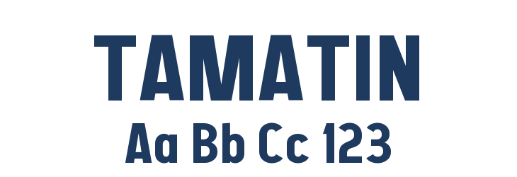TAMATIN Font Preview