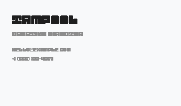 TAMPOOL Business Card