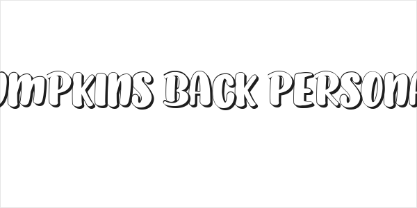 TAN PUMPKINS BACK PERSONAL USE  Logo