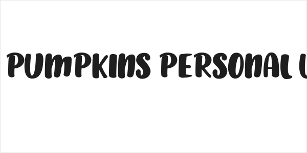 TAN PUMPKINS PERSONAL USE  Logo