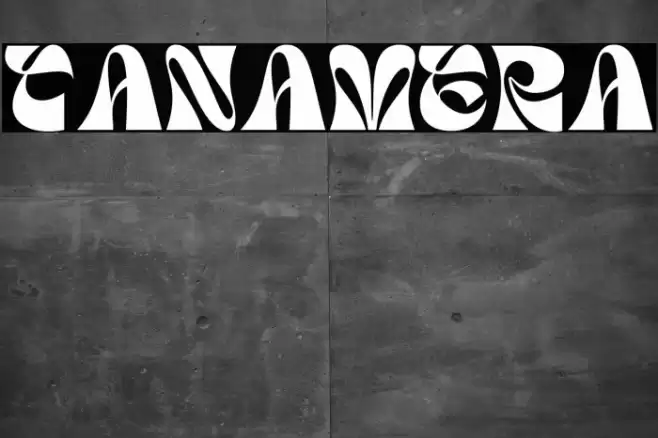 TANAMERA Font examples