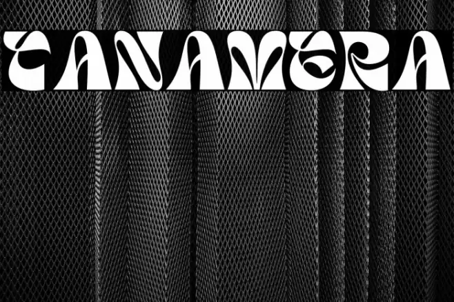 TANAMERA Font examples