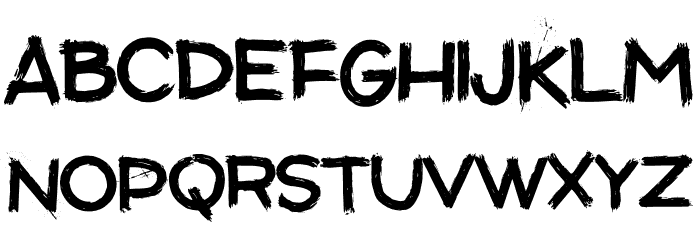 TANKTYPER Font LOWERCASE