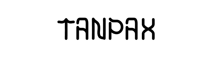 TANPAX  フリーフォントのダウンロード