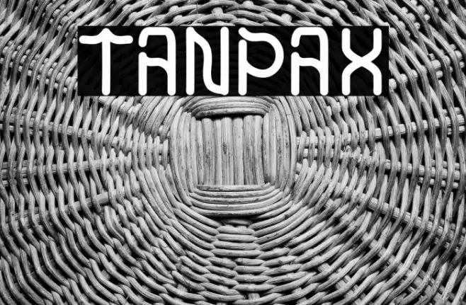 TANPAX Font examples