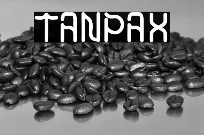 TANPAX Font examples