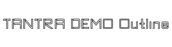 TANTRA DEMO Outline  font caratteri gratis