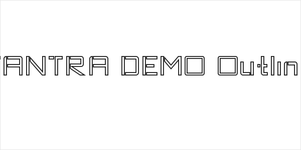 TANTRA DEMO Outline Logo