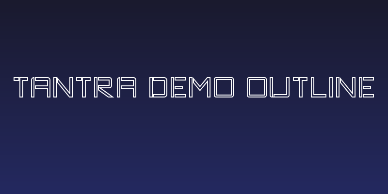 TANTRA DEMO Outline Social Header