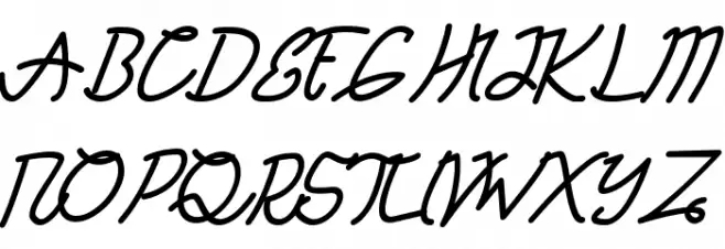 TANTRA DEMO Script Schriftart Groß