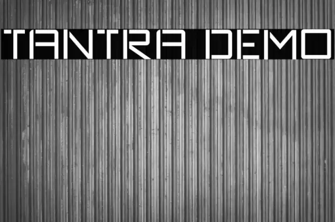 TANTRA DEMO Font examples