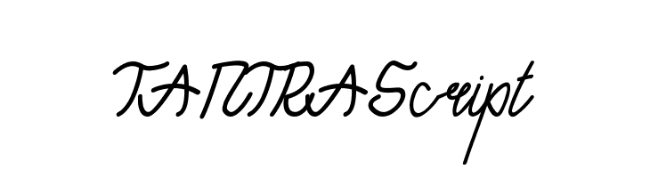 TANTRA Script  免费字体下载