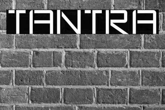 TANTRA Font examples