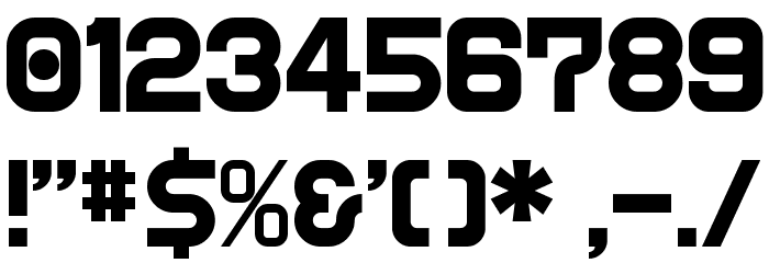 TAPEMAN Font OTHER CHARS