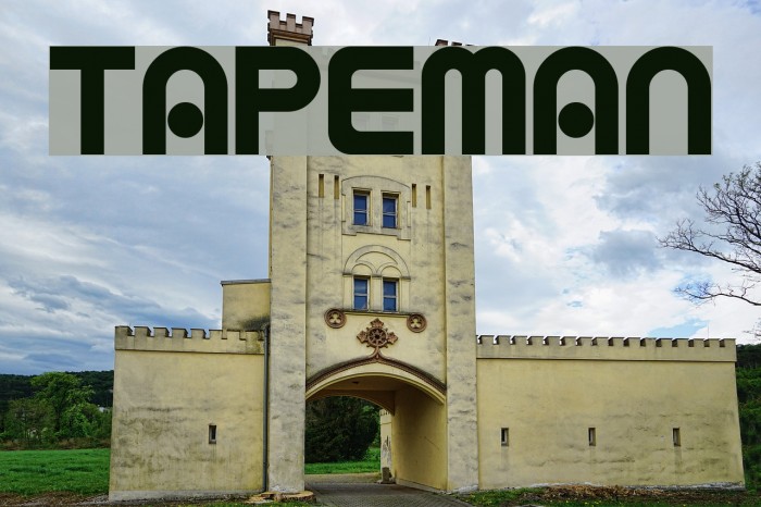 TAPEMAN Font examples