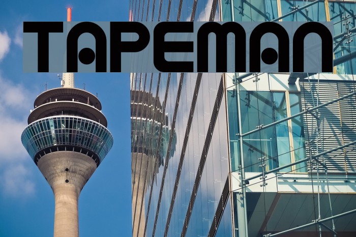 TAPEMAN Font examples