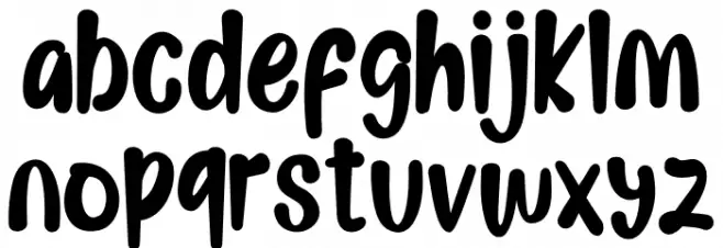 TARIK SES! 字体 小写