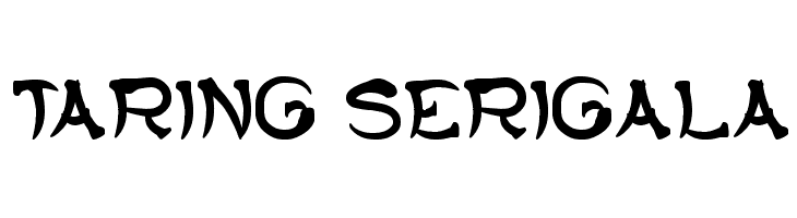 TARING SERIGALA  Fuentes Gratis Descargar