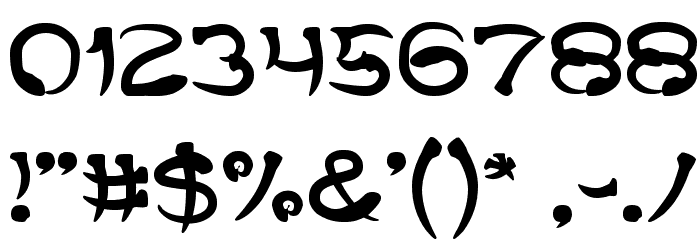 TARING SERIGALA Font OTHER CHARS