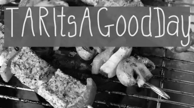 TARItsAGoodDay Font examples